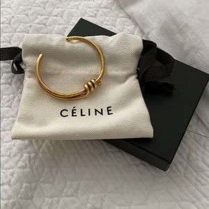 Celine gold knot bracelet